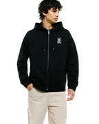 SUDADERA PSYCHO BUNNY PARA CABALLERO COLOR NEGRO