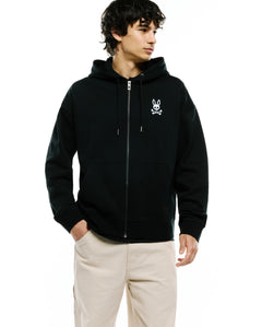 SUDADERA PSYCHO BUNNY PARA CABALLERO COLOR NEGRO