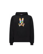 SUDADERA PSYCHO BUNNY PARA NIÑO COLOR NEGRO KT0500064001