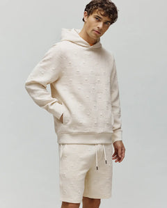 PSYCHO BUNNY SUDADERA CON CAPUCHA JACQUARD DUSTIN PARA CABALLERO HOMBRE BEIGE MT0500143250