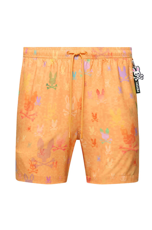 PSYCHO BUNNY VESTIDO DE BAÑO AOB VAN PARA CABALLERO HOMBRE NARANJA MB1000054805