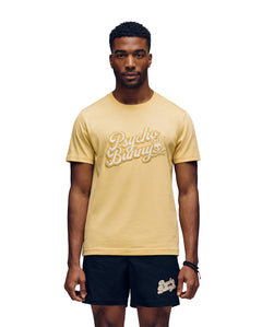 PSYCHO BUNNY CAMISETA HOMBRE CUELLO REDONDO AMARILLO