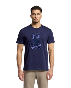 PSYCHO BUNNY CAMISETA HOMBRE CUELLO REDONDO AZUL