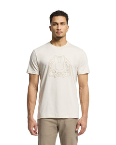 PSYCHO BUNNY CAMISETA HOMBRE CUELLO REDONDO BEIGE