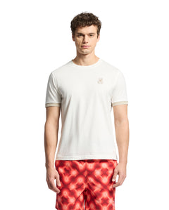 PSYCHO BUNNY CAMISETA HOMBRE CUELLO REDONDO BEIGE