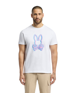 PSYCHO BUNNY CAMISETA HOMBRE CUELLO REDONDO BLANCO