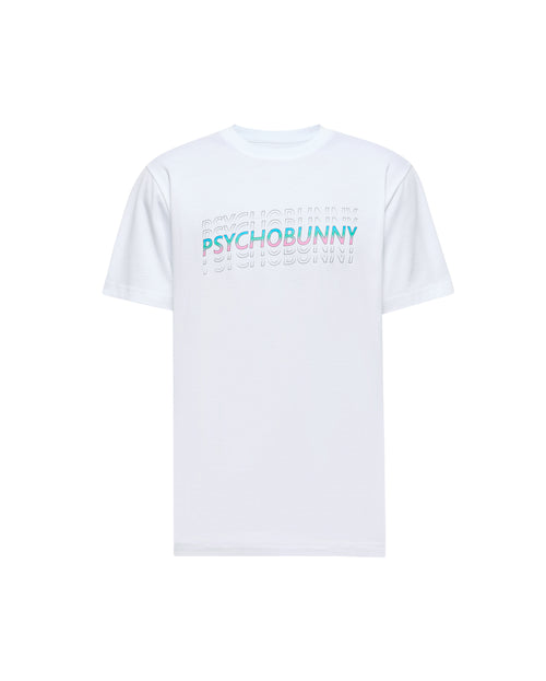 PSYCHO BUNNY CAMISETA HOMBRE CUELLO REDONDO BLANCO