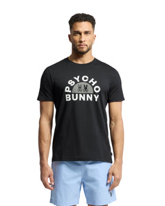 PSYCHO BUNNY CAMISETA HOMBRE CUELLO REDONDO NEGRO