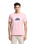 PSYCHO BUNNY CAMISETA HOMBRE CUELLO REDONDO ROSADO
