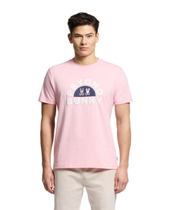 PSYCHO BUNNY CAMISETA HOMBRE CUELLO REDONDO ROSADO