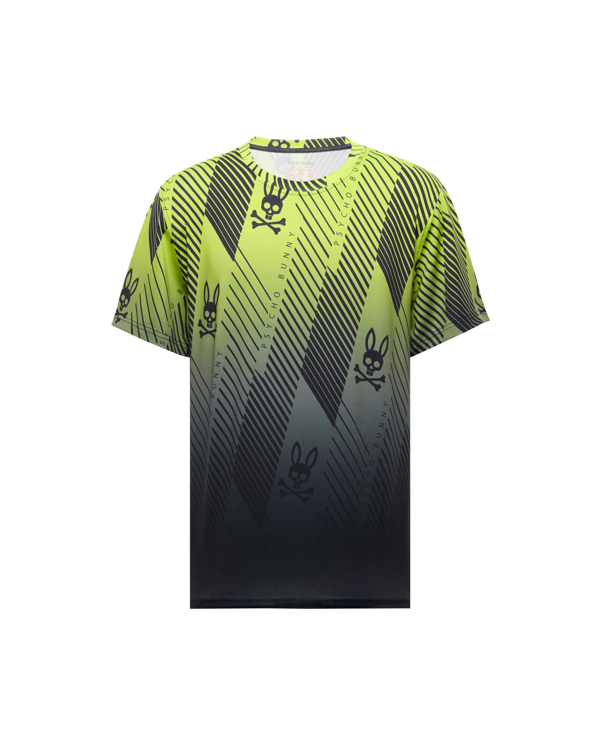 PSYCHO BUNNY CAMISETA HOMBRE CUELLO REDONDO VERDE