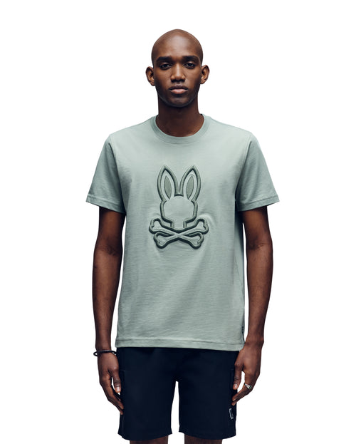 PSYCHO BUNNY CAMISETA HOMBRE CUELLO REDONDO VERDE