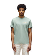 PSYCHO BUNNY CAMISETA HOMBRE CUELLO REDONDO VERDE