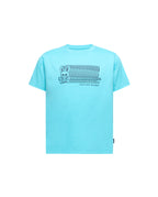 PSYCHO BUNNY CAMISETA NIÑO CUELLO REDONDO AZUL