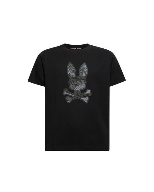 PSYCHO BUNNY CAMISETA NIÑO CUELLO REDONDO NEGRO