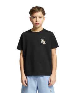 PSYCHO BUNNY CAMISETA NIÑO CUELLO REDONDO NEGRO