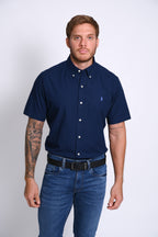 RALPH LAUREN CAMISA MANGA CORTA HOMBRE AZUL