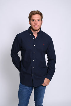 RALPH LAUREN CAMISA MANGA LARGA HOMBRE AZUL