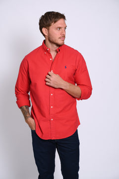 RALPH LAUREN CAMISA MANGA LARGA HOMBRE MARRON