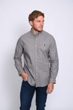 RALPH LAUREN CAMISA MANGA LARGA HOMBRE GRIS