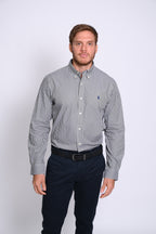 RALPH LAUREN CAMISA MANGA LARGA HOMBRE NEGRO