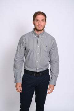 RALPH LAUREN CAMISA MANGA LARGA HOMBRE NEGRO