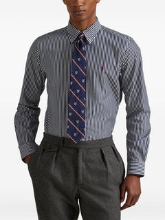 CAMISA M/L RALPH LAUREN HOMBRE 6779J NEWPORT NAVY WHITE 710929346022