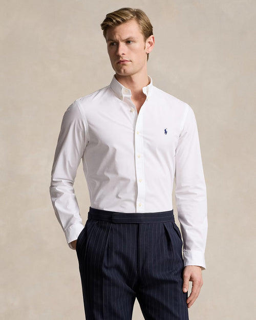 RALPH LAUREN CAMISA MANGA LARGA HOMBRE BLANCO