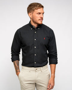 RALPH LAUREN CAMISA MANGA LARGA HOMBRE NEGRO