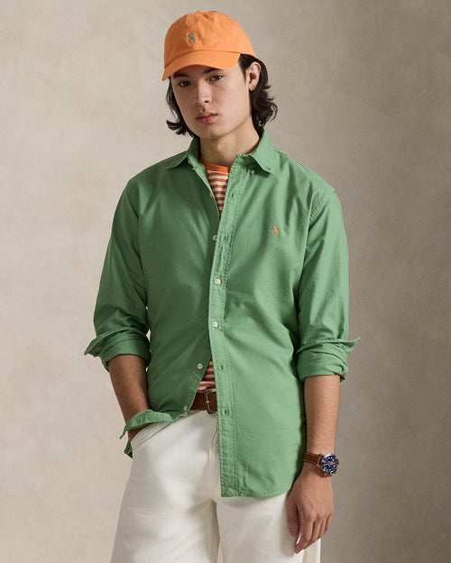 RALPH LAUREN HOMBRE CAMISA M/L VERDE