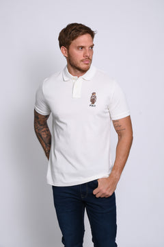 RALPH LAUREN CAMISA TIPO POLO HOMBRE BLANCO