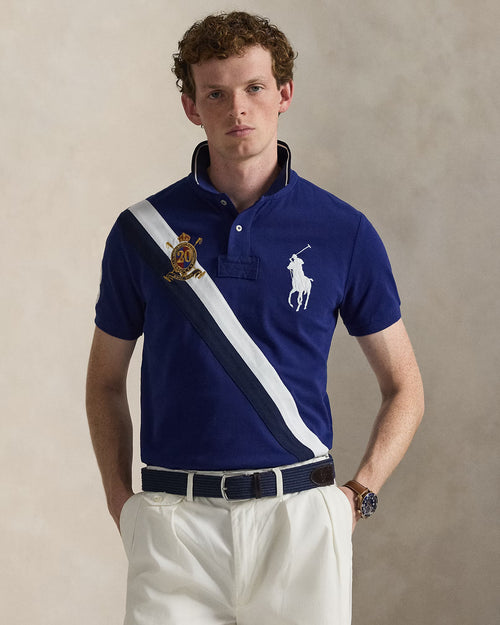 RALPH LAUREN HOMBRE CAMISA POLO M/C AZUL