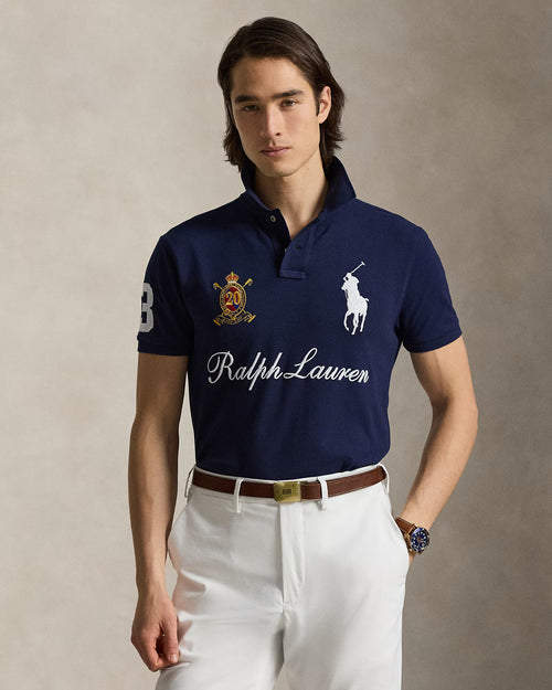 RALPH LAUREN HOMBRE CAMISA POLO M/C AZUL