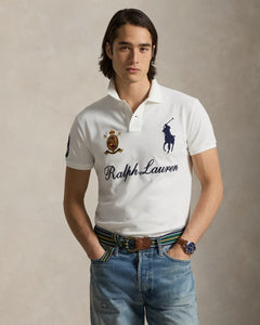 RALPH LAUREN HOMBRE CAMISA POLO M/C BLANCO