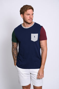 RALPH LAUREN CAMISETAS CUELLO REDONDO HOMBRE AZUL