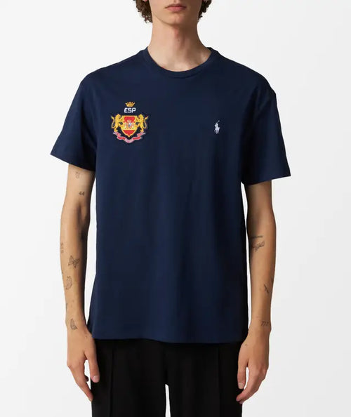 ralph lauren camisetas cuello redondo hombre azul