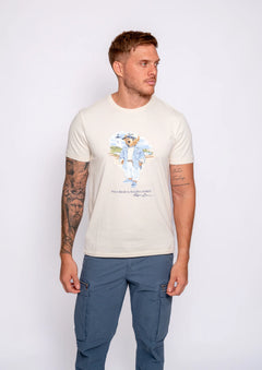 ralph lauren camisetas cuello redondo hombre beige