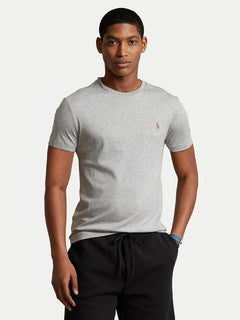 ralph lauren camisetas cuello redondo hombre gris