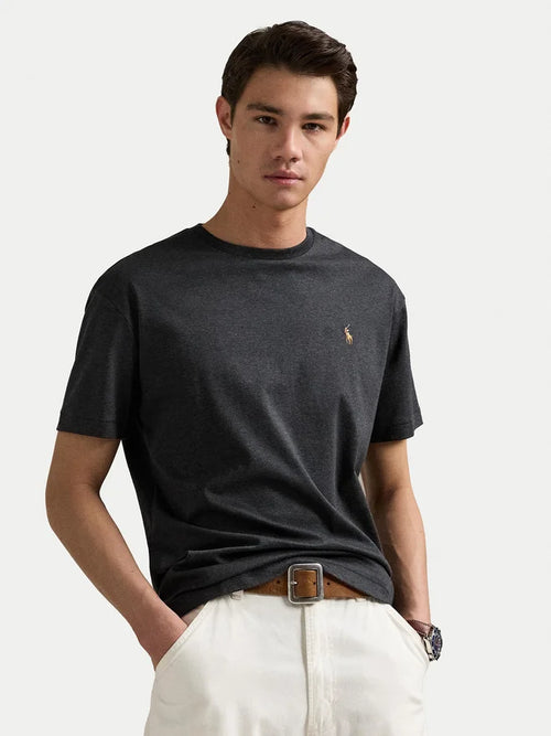 ralph lauren camisetas cuello redondo hombre negro
