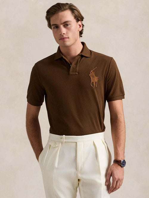 ralph lauren camisetas tipo polo hombre marron