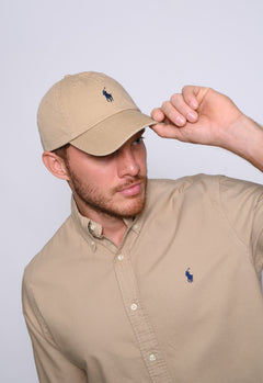 RALPH LAUREN GORRA HOMBRE CAFE