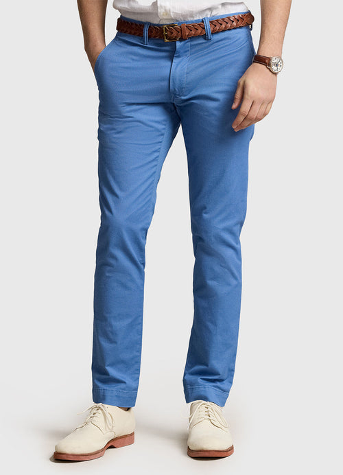 ralph lauren pantalon largo hombre azul