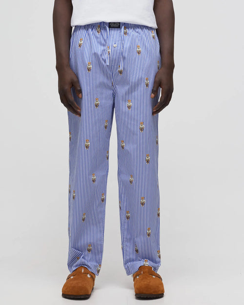 ralph lauren pijama hombre azul