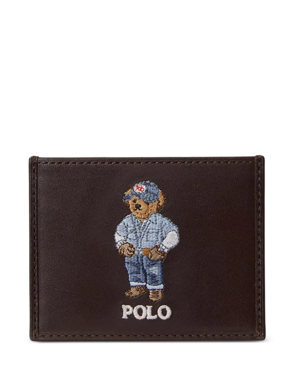 Billetera Card Case-Wallet-Medium Ralph Lauren Para Hombre De Color Marron