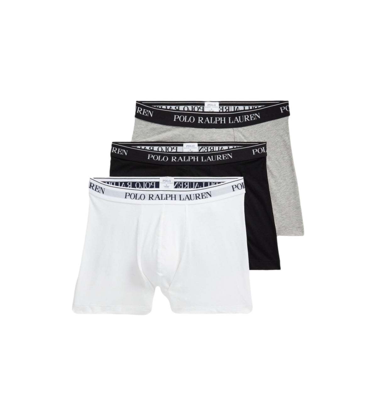 BOXER RALPH LAUREN HOMBRE 3PK WHITE/POLO BLK/ANDOVER HTR 714835887004