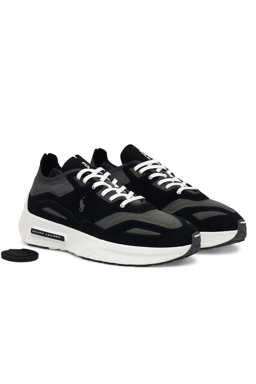 Calzado Tipo Tenis Boerum Knit-Sneakers-Low Top Lace Ralph Lauren Para Hombre De Color Negro
