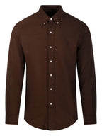 CAMISA M/L RALPH LAUREN HOMBRE NUTMEG BROWN 710805564068