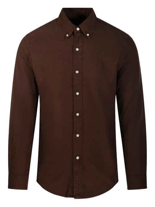CAMISA M/L RALPH LAUREN HOMBRE NUTMEG BROWN 710805564068