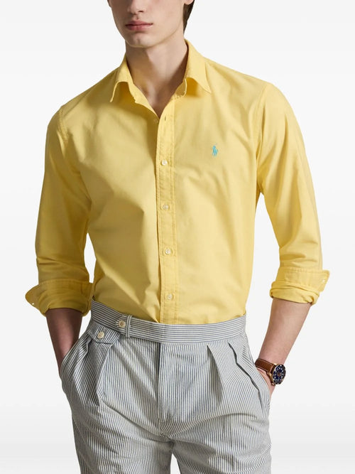 Camisa Manga Larga Cubdppcs-Long Sleeve-Sport Shirt Ralph Lauren Para Hombre De Color Amarillo