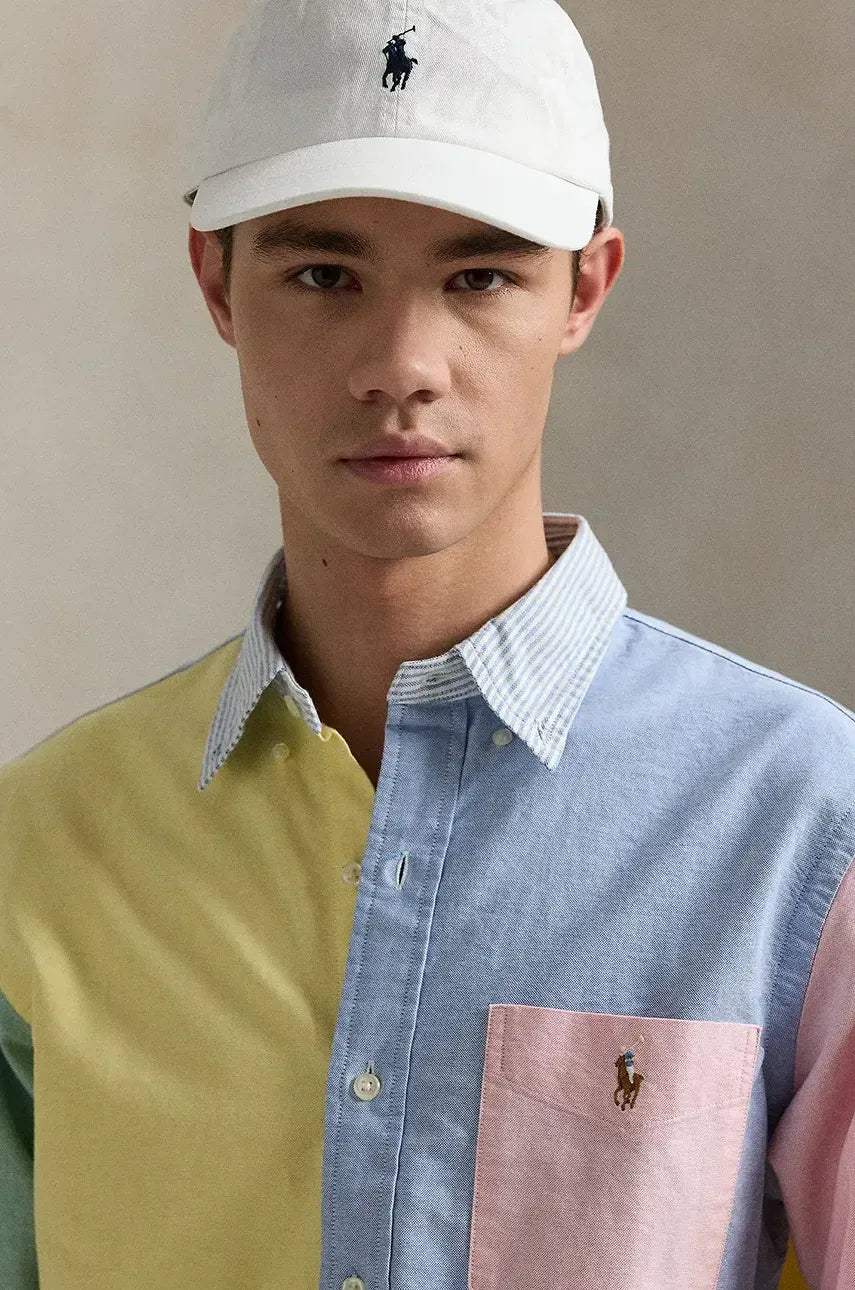 Camisa Manga Larga Cubdpppks-Long Sleeve-Sport Shirt Ralph Lauren Para Hombre De Color Multicolor